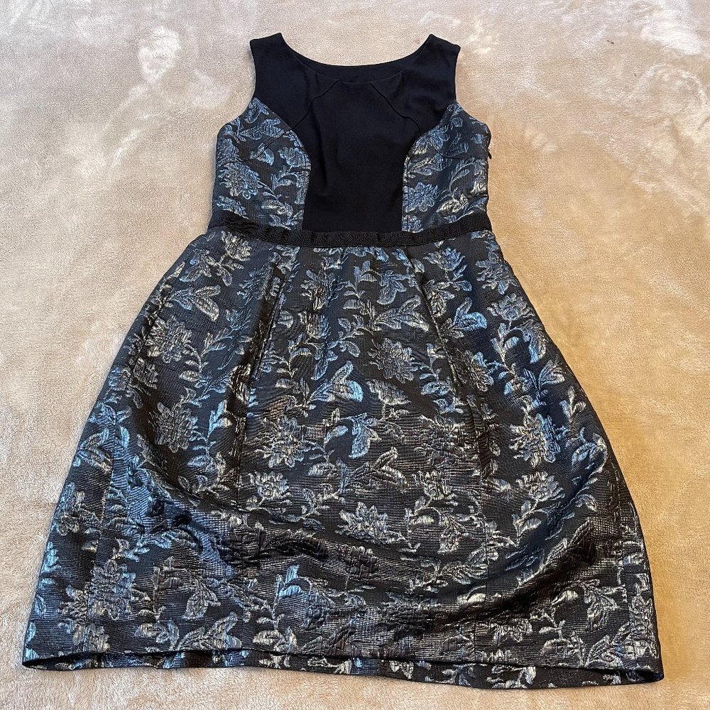 Yoana Baraschi Jacquard Textured Cocktail Dress